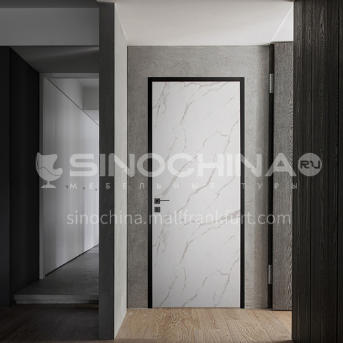 Modern light luxury wear-resistant scratch-resistant aluminum wooden door